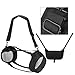 Zeroupshop Schutzhülle für JBL Boom-Box 4 Lautsprecher, Nylon-Tragegurt mit seitlichen Abdeckungen, Tasche für Outdoor und Reisen (schwarz)