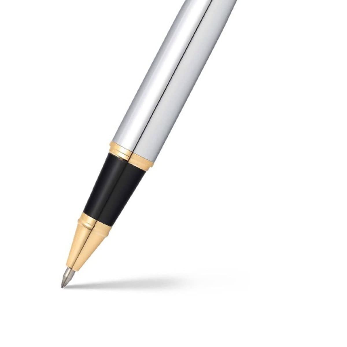 Sheaffer 300 Heritage Penna A Sfera Roller Cromata Con Dettagli Oro – Elegante E Ricaricabile - 3