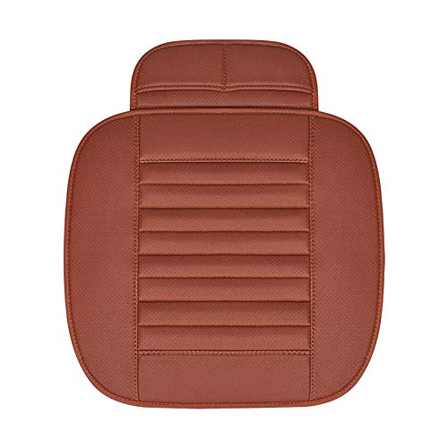 AUTO HIGH Hotniu - Funda de Piel para Asiento de Coche para Asiento de Conductor, cómodo y Transpirable, con Bolsa de Almacenamiento, Fundas universales para Asientos de Coche