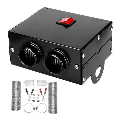 Auto- Heizung, schnelle Heizung, Plug- in- Entnebelungswärmer, tragbarer Auto- Entfroster- Ventilator, kompakte elektrische Raumheizung mit Überhitzungsschutz für Winter, Innen- und Außenbereich, Garage