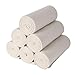 CAI TENG Fleece Throw Blankets Blanket for Couch Bulk Lightweight Warm Soft 50 x 60 inch Cozy Kids Blankets & Throws Fleece Fabric Small Blanket 6 Pack for Bed Sofa Office Travel Dog Beige