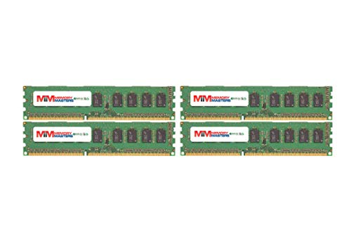 MemoryMasters 16GB (4x4GB) DDR3-1600MHz PC3-12800 ECC UDIMM 1Rx8 1.35V �A���o�b�t�@�[�h�������[ �T�[�o�[/���[�N�X�e�[�V�����p