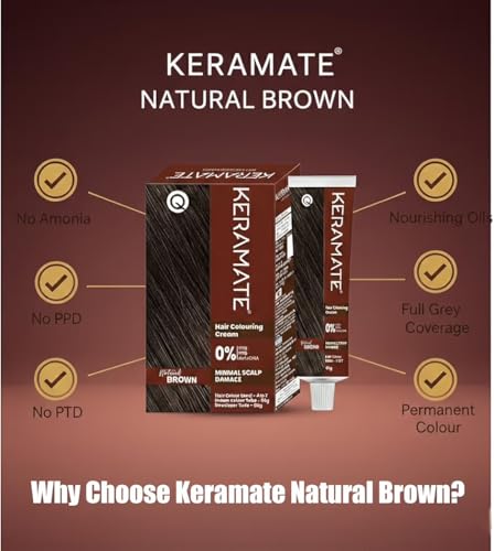 Image of Hair Colouring Cream Natural Brown 120gm