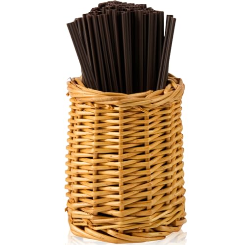 Set Portapajillas de Rattan y 100 Pitillos Desechables miniatura 1