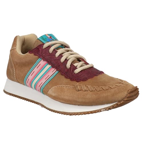 Justin Boots Womens Reba Runner Sneakers Shoes Casual - Brown - Size 7 B2