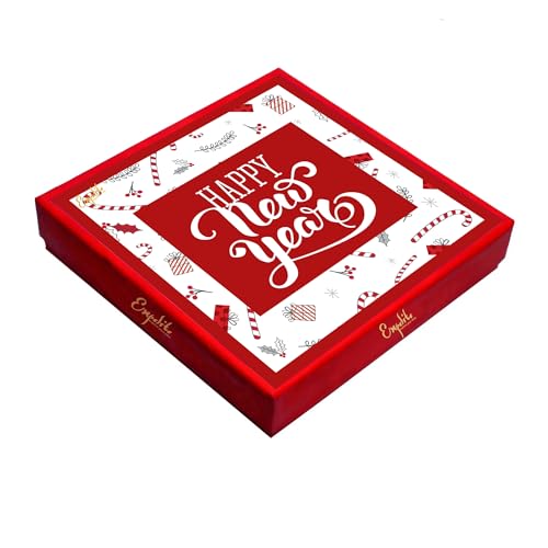 Image of Expelite Merry Christmas and Happy New Year Chocolate Gift for Wife -25 Pc Merry Christmas and Happy New Year Chocolate Gift for Girlfriend, Boyfriend