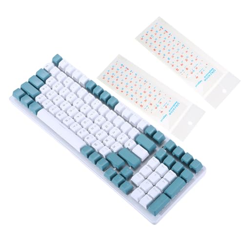 Pegatinas para teclado ucraniano negro/transparente miniatura 2