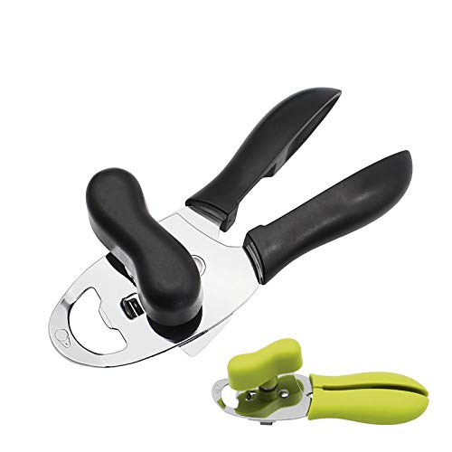 Ouvre-Boîte Manuel 4 En 1 Professionnel En Acier Inoxydable - Vert