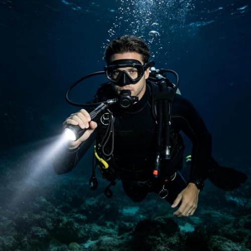 Linterna para buceo y snorkel en excursiones marítimas 2
