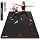 GymCope Extra Large Workout Mat, Exercising Mat for Work Out, 8'x5' (6mm) Thick Non-Slip Black Yoga Mat for Kids, Home Gym Matt for Pilates