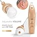 MSA PRO Sound Amplifier, Amplifies Sound by 30 Times, Up to 20 Hours Continuous Use, Lightweight, Nearly Invisible, Adjustable Volume, Fast Charging, Nude, 2ct