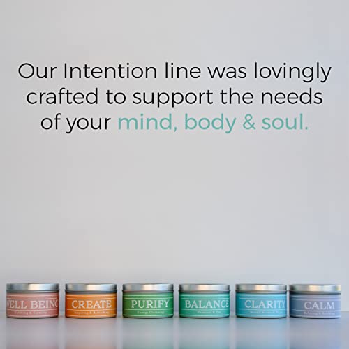 Well Being | Uplifting & Calming Non-Toxic Aromatherapy Candle | Palo Santo, Sandalwood, Patchouli | Positive Energy Scented Candle Made In Usa | Calming, Comforting, Manly Scent #TOP4