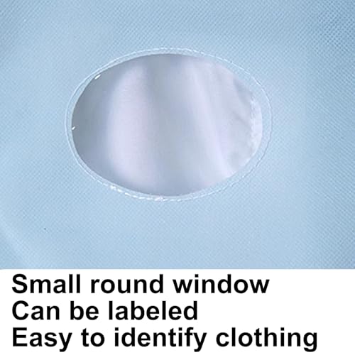 Hanging Garment Bags Set of 2, Breathable Dress Protectors with Full Zipper for Closet Storage, Black Clothes Cover, 60x85cm/24x33in – Ideal for Dresses & Suits3