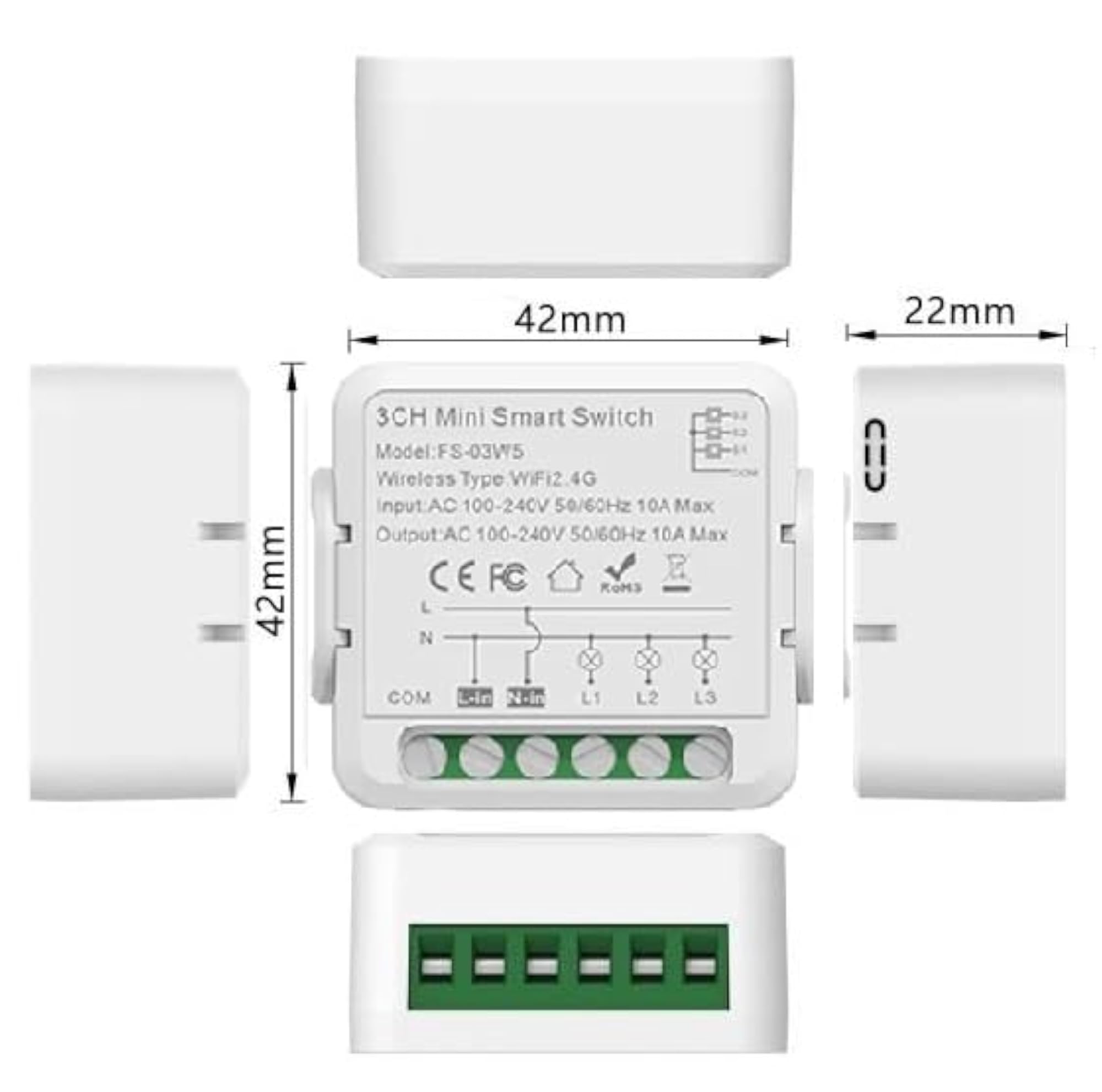 WiFi Smart Switch Module for Home Automation
