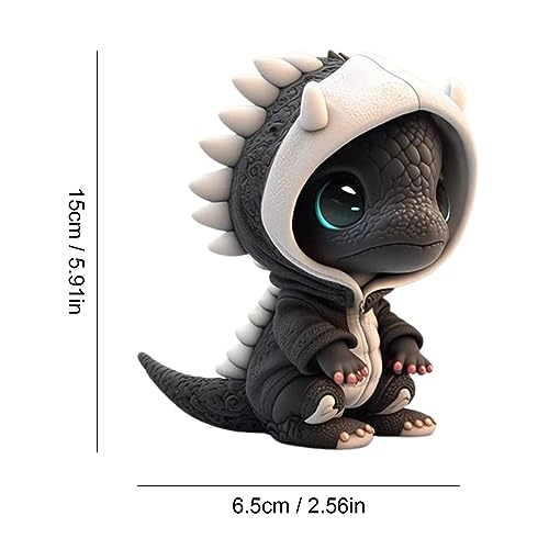 Shenrongtong Coole Drachenfiguren, Halloween-Dinosaurier-Statue 2023, niedliche Garten-Drachen-Skulptur, Garten-Drachen-Skulptur für den Außenbereich, Garten-Dekoration, Ornamente – Bild 3