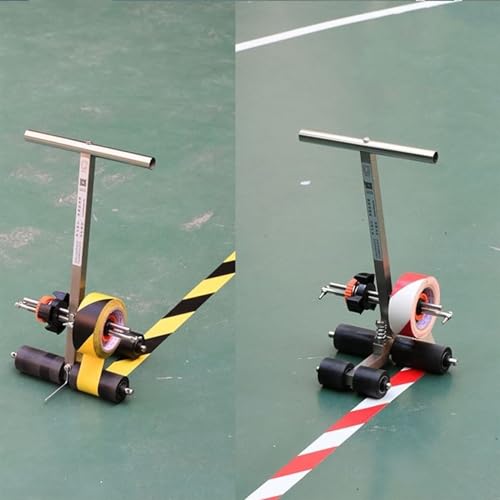 Máquina de trazado de líneas ajustable para canchas deportivas, kit de marcado de precisión con herramienta de dibujo circular para baloncesto, tenis y más
