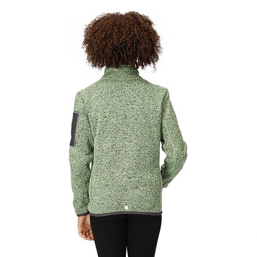 Childrens/Kids Newhill Fleece Jacket (9-10 Years) (Quiet Green/Seal Grey)2