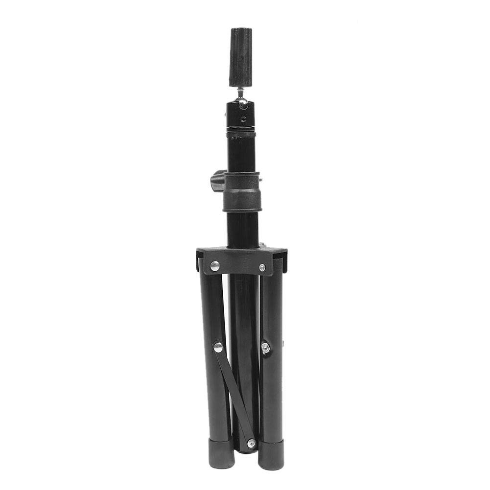 Stainless Steel Wig Head Holder Hair Stylists Wig Head Tripod Wig Head Mold Stand Hairdressing Training Tool Wig Head Bracket Bracket Tripod(A02)