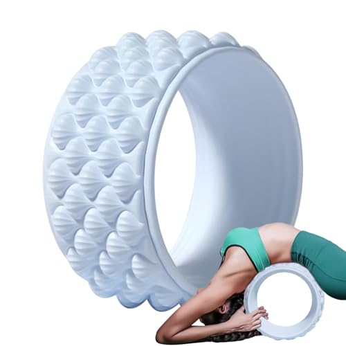 Rodillo trasero, rodillos para masaje muscular | Punto de gatillo de del tejido profundo Rueda de yoga - Accesorios de fitness, herramienta de ejercicio de núcleo sin deslizamiento multifuncional para