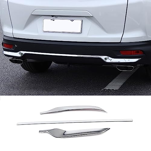 KELEIMAI Car Accessories Fit for Honda CRV CR-V/Hybrid 2021 2022 Exterior Rear Bumper Protector Guard Cover Trim (Chrome) ABS 3-pcs