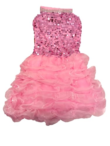 Image of BookMyCostume Sequin Balloon Frock Western Dance Costume Collections - Fancy Dress Outfit for Stage Performance, Annual Day, Themed Parties & Birthday Events