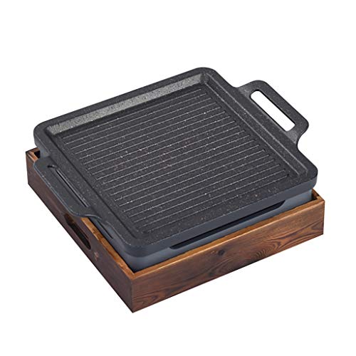 Guoguocy Bbq Barbeque Barbecue Grill,Korean Non-Stick Grill Pan Alcohol Grill,Non-Stick Grill Fish Pan,Easy To Clean,Indoor And Outdoor Skewers (Size : 22.5Cm11Cm) #TOP26