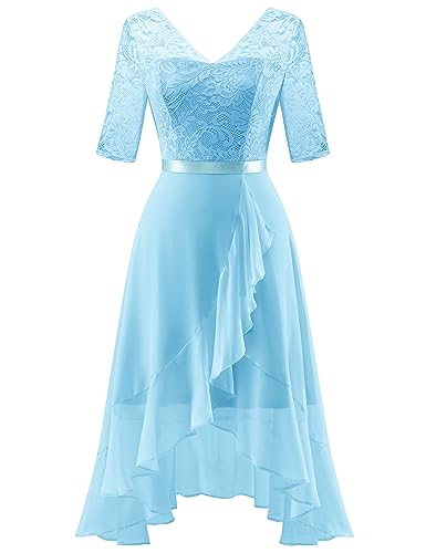 Dressystar Sommerkleid Damen Knielang Elegant Cocktailkleid Abendkleider...