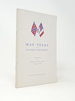 War Poems of the Southern Confederacy B002K7VOQU Book Cover