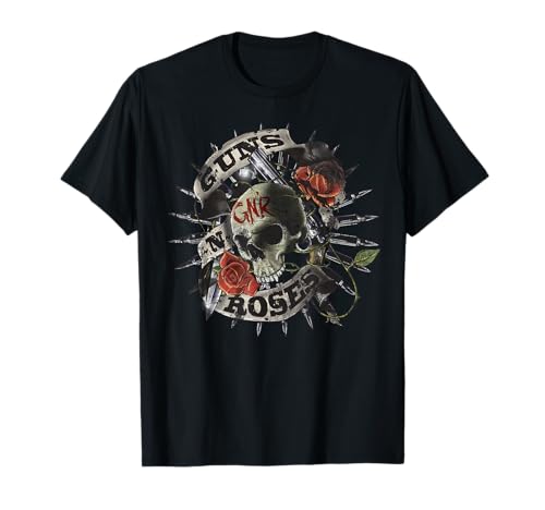 Guns N' Roses Crâne Floral T-Shirt
