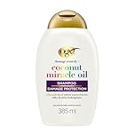 OGX Damage Remedy with Coconut Miracle Oil Shampoo, Softens and Revives Hair, for Silky and Healthy-Looking Hair, Sulfate Free, 385ml