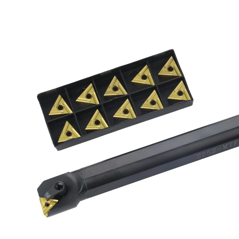 1pc S16Q-MTFNR16 S20R-MTFNR16 S25S-MTFNR16 Internal Turning Tool Holder Carbide Inserts TNMG MTFNR/L CNC Lathe Cutting Tools(S18Q-MTFNR16,No Insert)