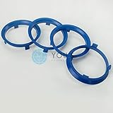 100 % Made in GERMANY 4 x ZENTRIERRINGE DISTANZRING für ALUFELGEN A716666 71,6-66,6 mm AEZ, Dezent, Dotz, Enzo