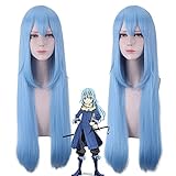 QWIFCMJF That Time I Got Reincarnated As A Slime Cosplay Wig Hair Datta Ken Milim Nava Rimuru Tempest Shuna Shizu Cosplay Costume Wigs