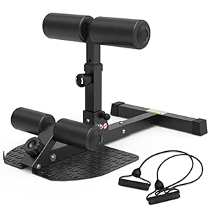 leikefitness Deep Sissy Squat Bench Core Workout Multifunctional Leg Exercise Machine for Home Gym