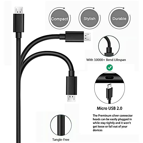 5Ft Replacement Mirco Usb Charger Charging Cable Power Cord For Onetouch Verio Flex (Not Compatible With Onetouch Verio Iq Models) - Black #TOP1
