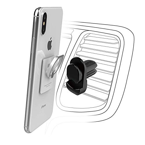 iRing Air Vent Car Mount Only. Compatible with AAUXX Original, Link Pocket. Cell Phone Holder Mobile Accessory for Car Air Vent Cradle and Mount.