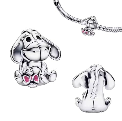 Abalorio Igor de Winnie the Pooh, tu tierno compañero en plata de ley 925