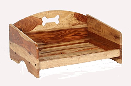 medium raised dog bed