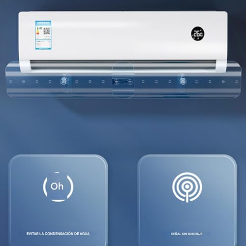 Deflector para rejilla de AC extensible para evitar aire frío 2