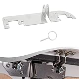 GANCEI Silber Stahl Heckklappe Hecktürschloss Kompatibel mit Citroën für Jumper, für Fiat Ducato...
