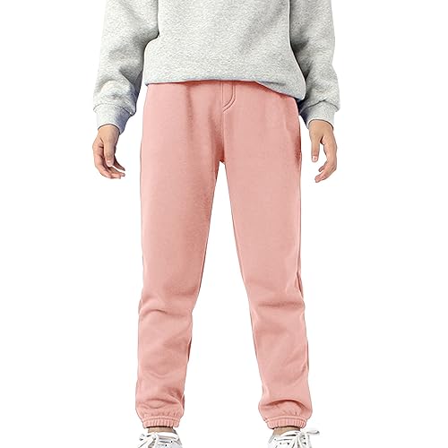 Toddler Boys Girls Cotton Pull on Sweatpants with Drawstring Joggers Active Athletic Elastic Waistband Pants4