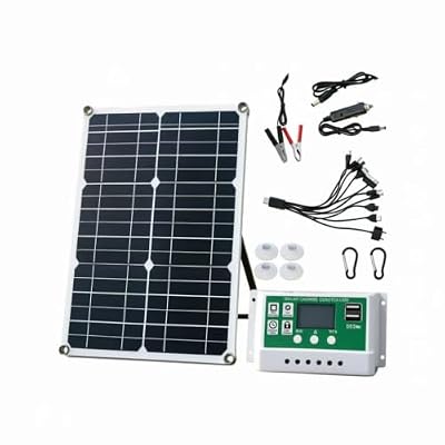 Portable 800W Solar Panel Foldable Outdoor Solar Charging Kit with Adjustable Support Bracket, Multi-Type DC Connection Cables, Fast Charging for Power Station, Off-Grid Camping