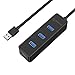 ORICO 4-Port USB Hub, USB 3.0 SuperSpeed with Built-in 8" USB Cable for Windows/Mac/Linux/Laptop