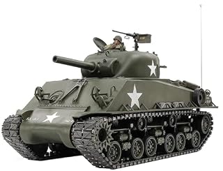 Tamiya char M4 Sherman 105 mm 1/16 en kit, moteur 540