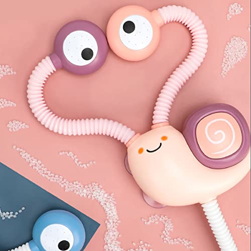 Shower Toys For Kids, Baby Electric Shower - Baby Bathtub Toys Sprinkler Electric Shower, Snail Water Spray Squirt Shower Faucet, For Toddlers Infants #TOP1