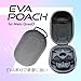 Allone ALG-MQ3EGY EVA Pouch for MetaQuest 3, Gray, 9.4 x 4.7 x 13.8 inches (24 x 12 x 35 cm), VR Shockproof, W Zipper, Lightweight