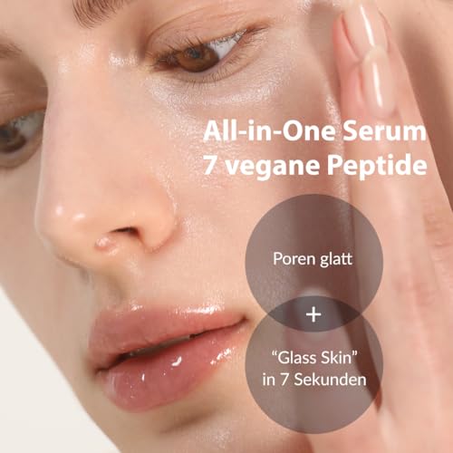 [MIZON] 7 Vegan Peptide Booster Serum – Hydratierung & Glanzverleiht – Für Glasmäßige Haut in 7 Sekunden – Porenreduktio