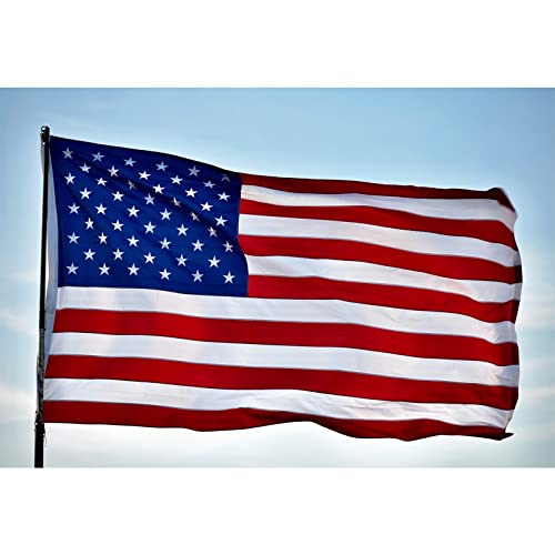 Homissor American Flag 4X6 Us Flags In Usa 4’ X 6’ Heavy Duty Outdoor Made Durable Nylon Flag With Embroidered Stars, Sewn Stripes And Brass Grommets #TOP1