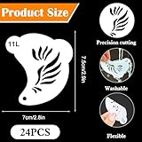 Zoom IMG-2 srizian 24 pezzi stencil pittura Zoom IMG-2 srizian 24 pezzi stencil pittura