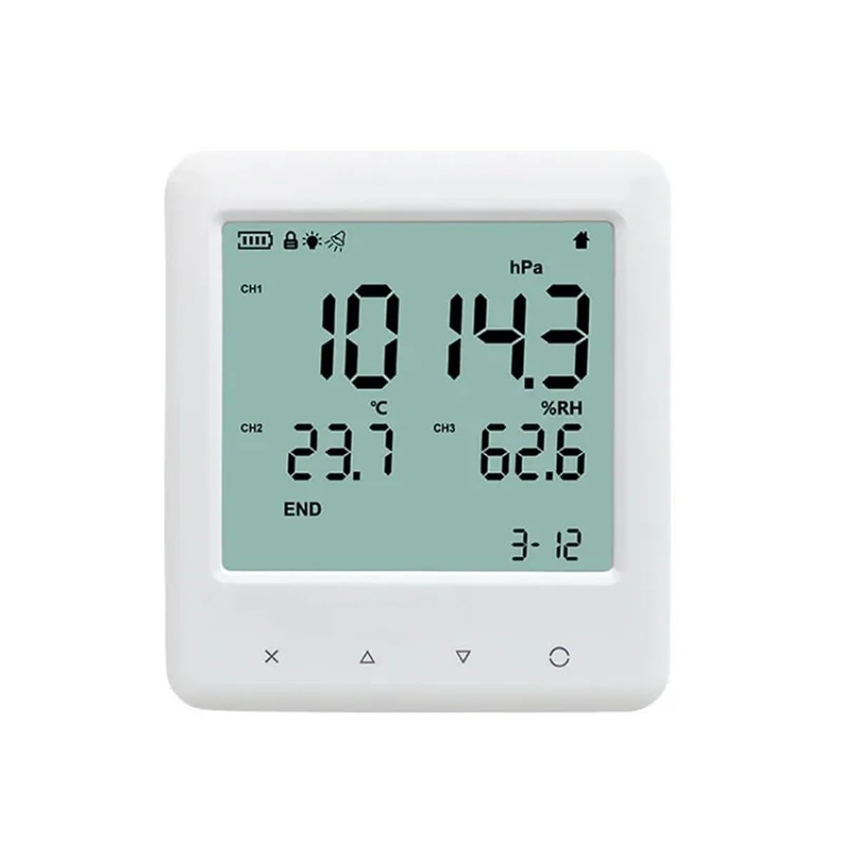 GOYOJO Home Digital Hygrometer Indoor Thermometer Hygrometer Indoor Thermometer 5 Seconds Fast Refresh Accurate Temperature Humidity Monitor for Home, Baby Room, Greenhouse, Office, Hospital